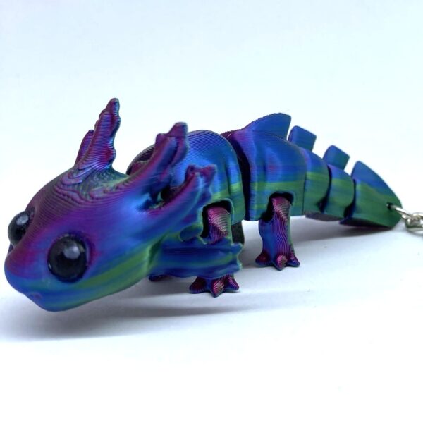 Brelok Aksolotl - Wydruk 3D - obrazek 2